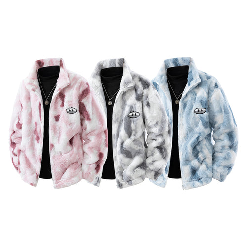 Ladies cozy fleece jacket with high collar Amarae
