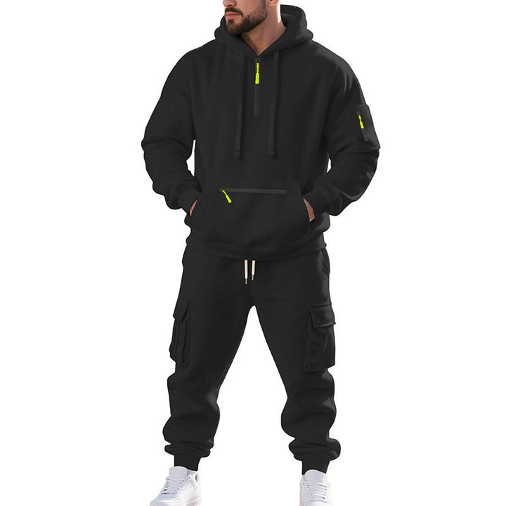 Men's sporty hoodie and cargo pants set Lune London