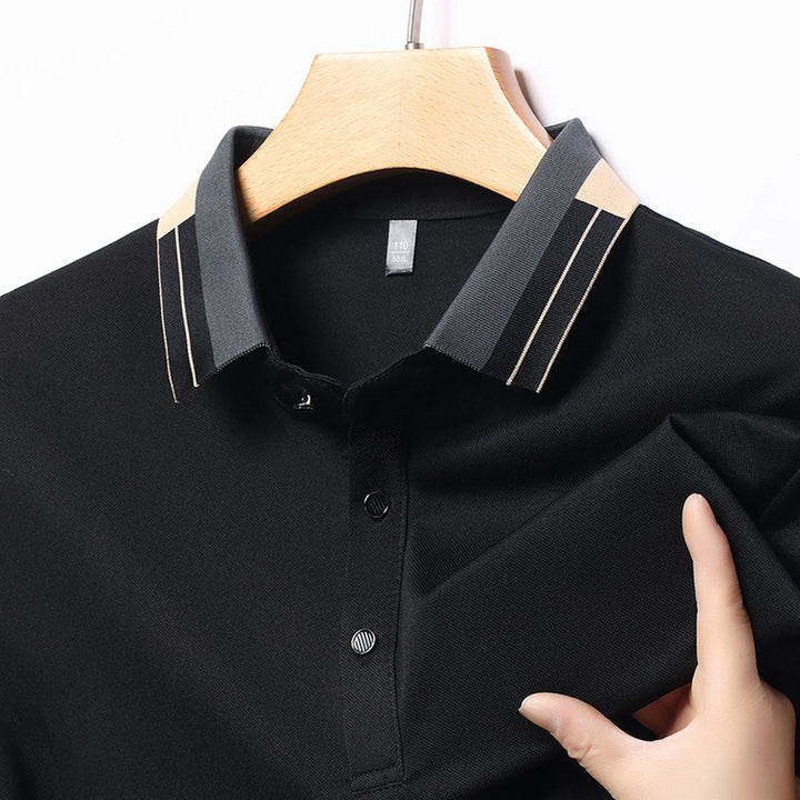 Elegant polo shirt for men with modern collar and stylish accents Lune London
