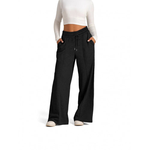 Women’s wide jogging pants with elastic waistband and side pockets Amarae