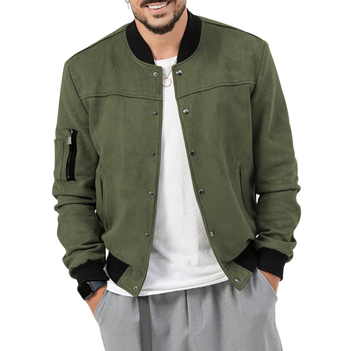 Sporty bomber jacket for men with practical pockets Lune London