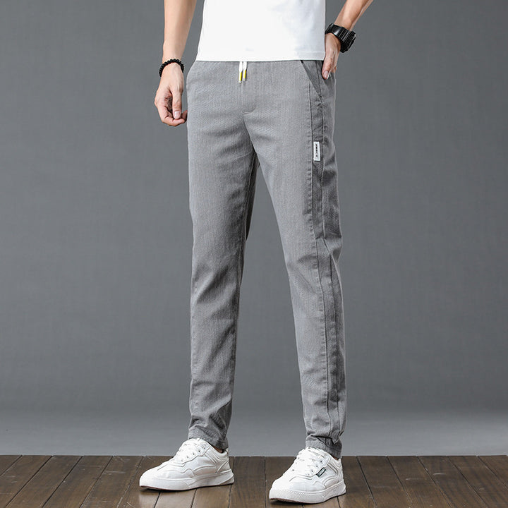 Casual cotton pants for men with adjustable waist and practical pockets Lune London