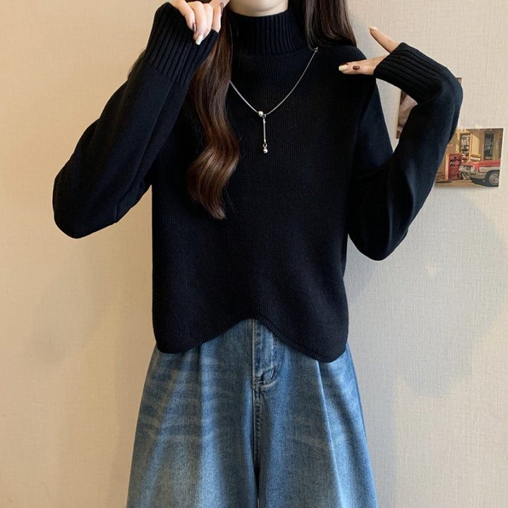 Pull col roulé élégant pour femme en coupe décontractée Chic & Stil