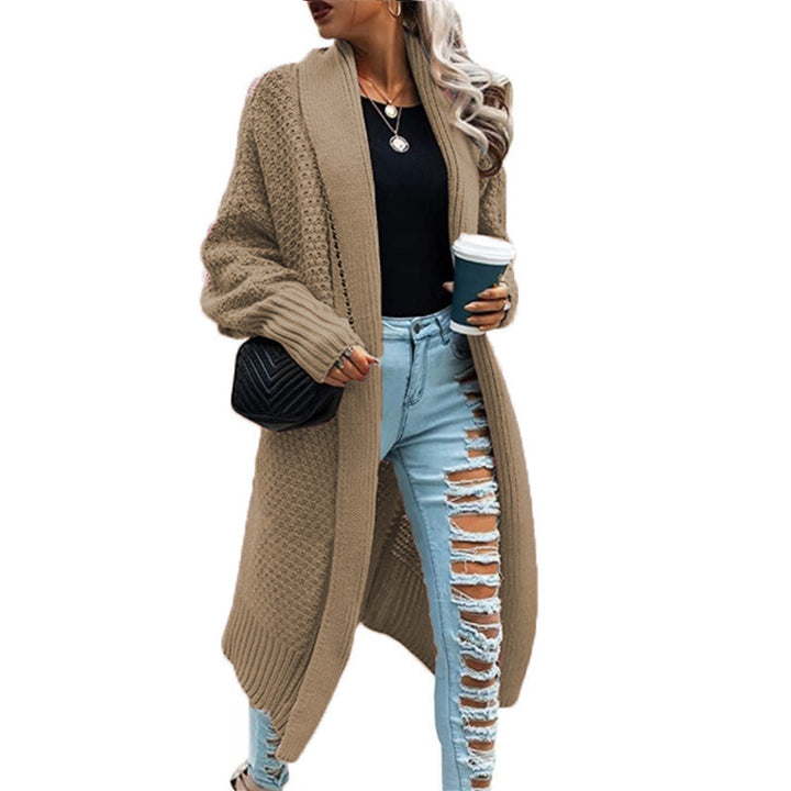 Cardigan en maille épaisse pour femmes avec coupe décontractée et structure de couture élégante Chic & Stil