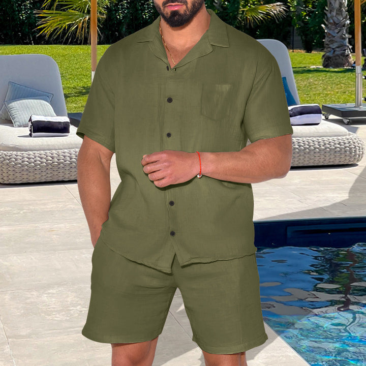 Men's summer high short sleeve with comfortable shorts Lune London