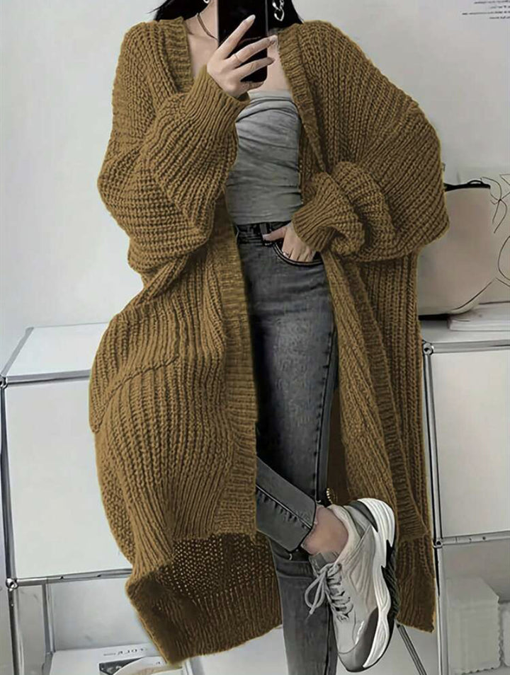 Oversized knitted coat for women Lune London