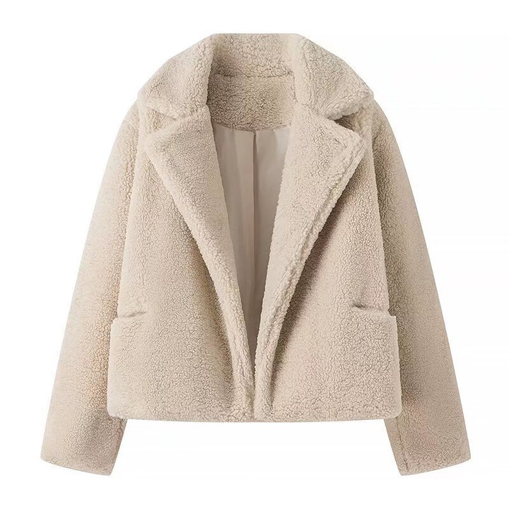 Veste en peluche confortable pour femme au style élégant surdimensionné Chic & Stil