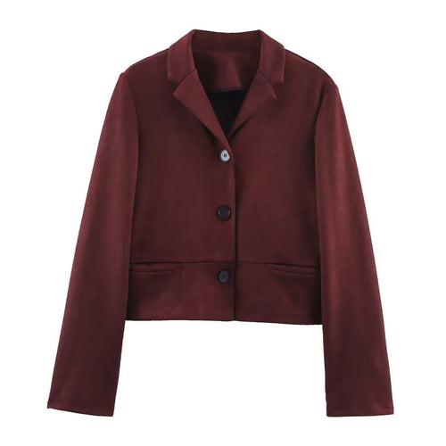 Ladies short fashionable jacket in soft fabric Amarae