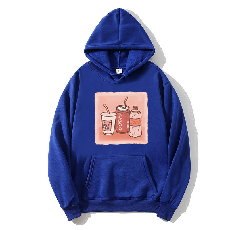 Women’s hoodie with inspiring drink motif Chic & Stil
