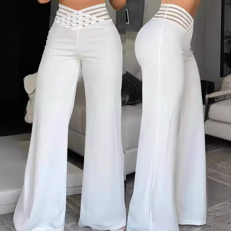 Women Elegant and Comfortable Flared Pants Lune London