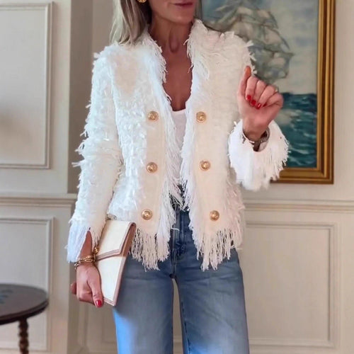 Amarae | Ladies fashionable fringed jacket