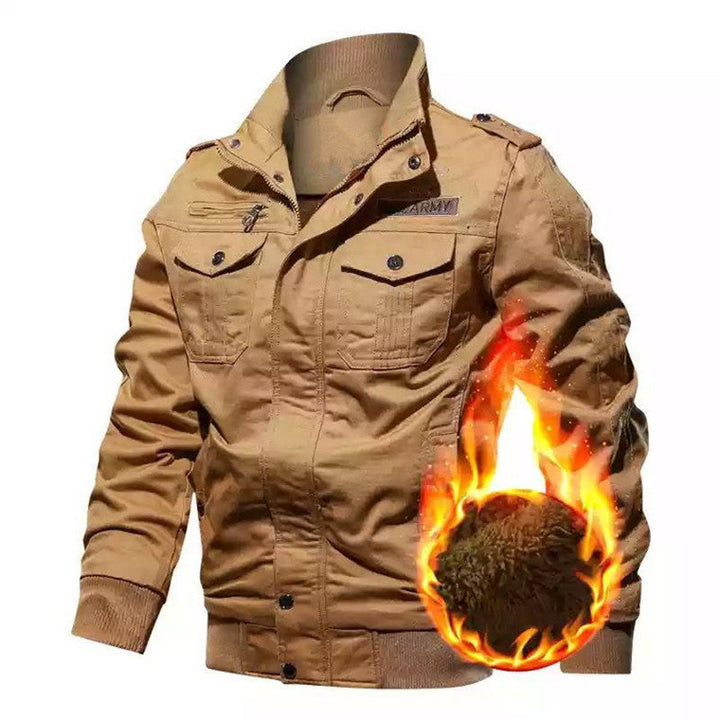 Men's Winter Jacket with Functional Pockets and Warm Lining Amarae