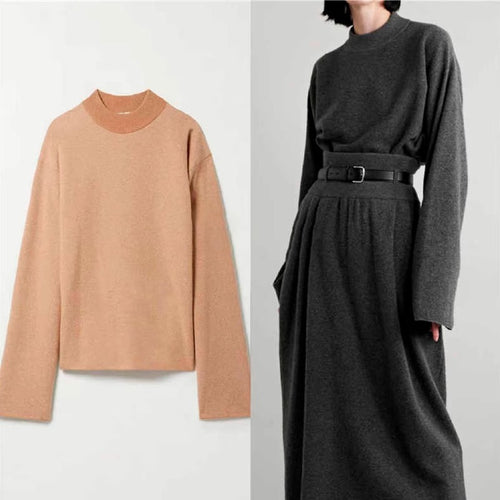 Robe tricotée élégante pour femmes avec ceinture à la taille Chic & Stil