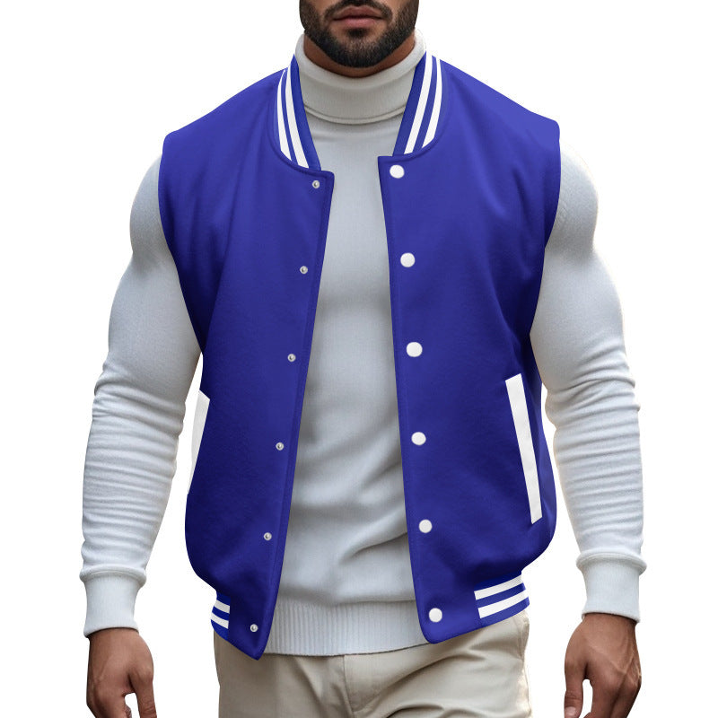 Sports jacket for men with button placket and breathable lining Lune London
