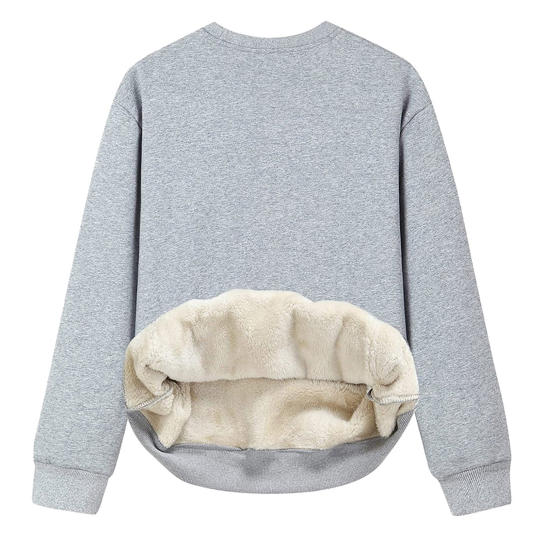 Ladies Oversized Cozy Pullover with Fleece Lining Amarae