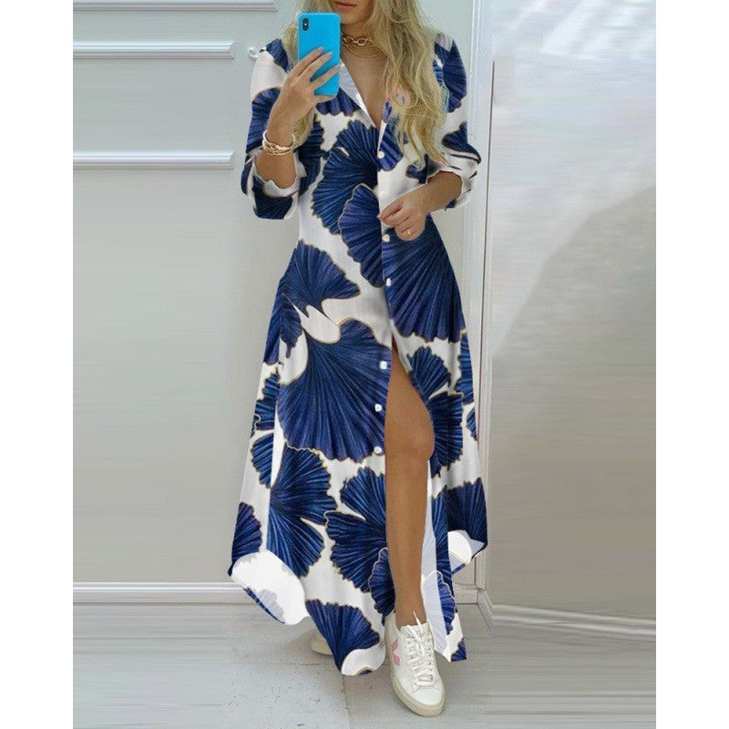 Women's Kimono Robe with Print Design Lune London