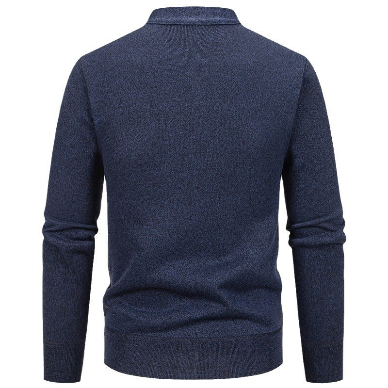 Men's classic cardigan with structured design and practical pockets Lune London