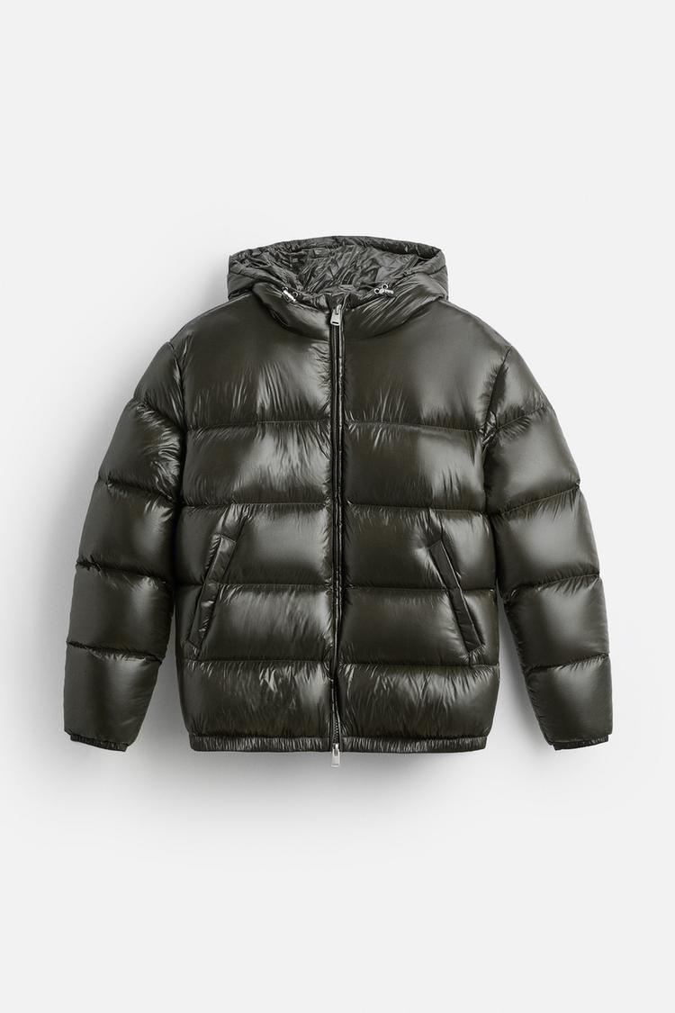 Ladies elegant quilted jacket with hood Lune London