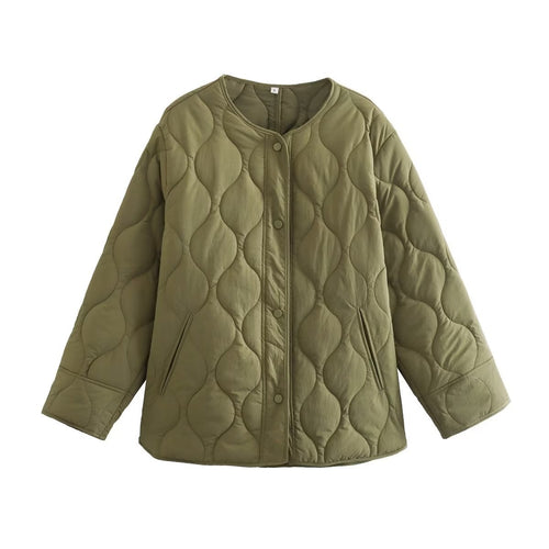 Quilted transitional jacket for women with trendy design and practical pockets Amarae