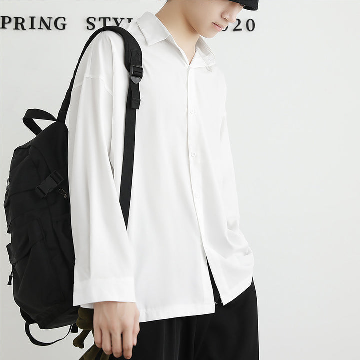 Elegantly tailored long-sleeve shirt for men in high-quality fabric Lune London