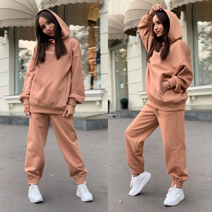 Lune London Comfortable Hooded Sweatpants Set for Women