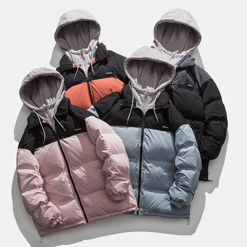 Men's winter jacket with removable hood and insulated lining Lune London