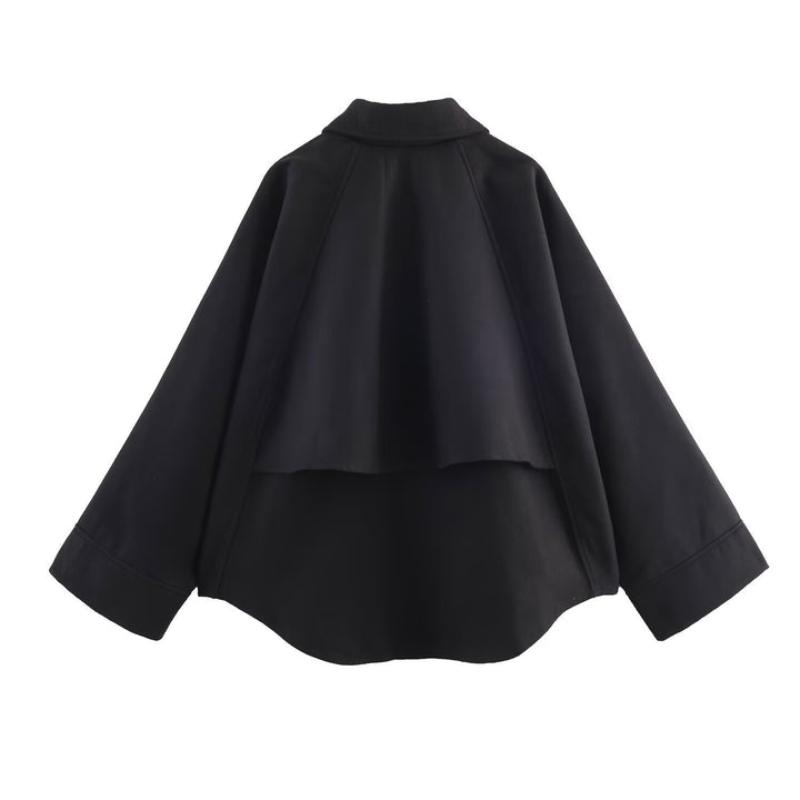 Fashion oversized jacket for women with a relaxed fit and a practical zipper Lune London