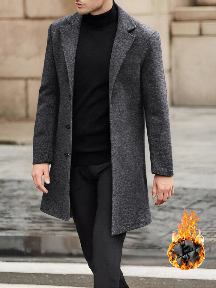 Classic and elegant wool coat for men Lune London