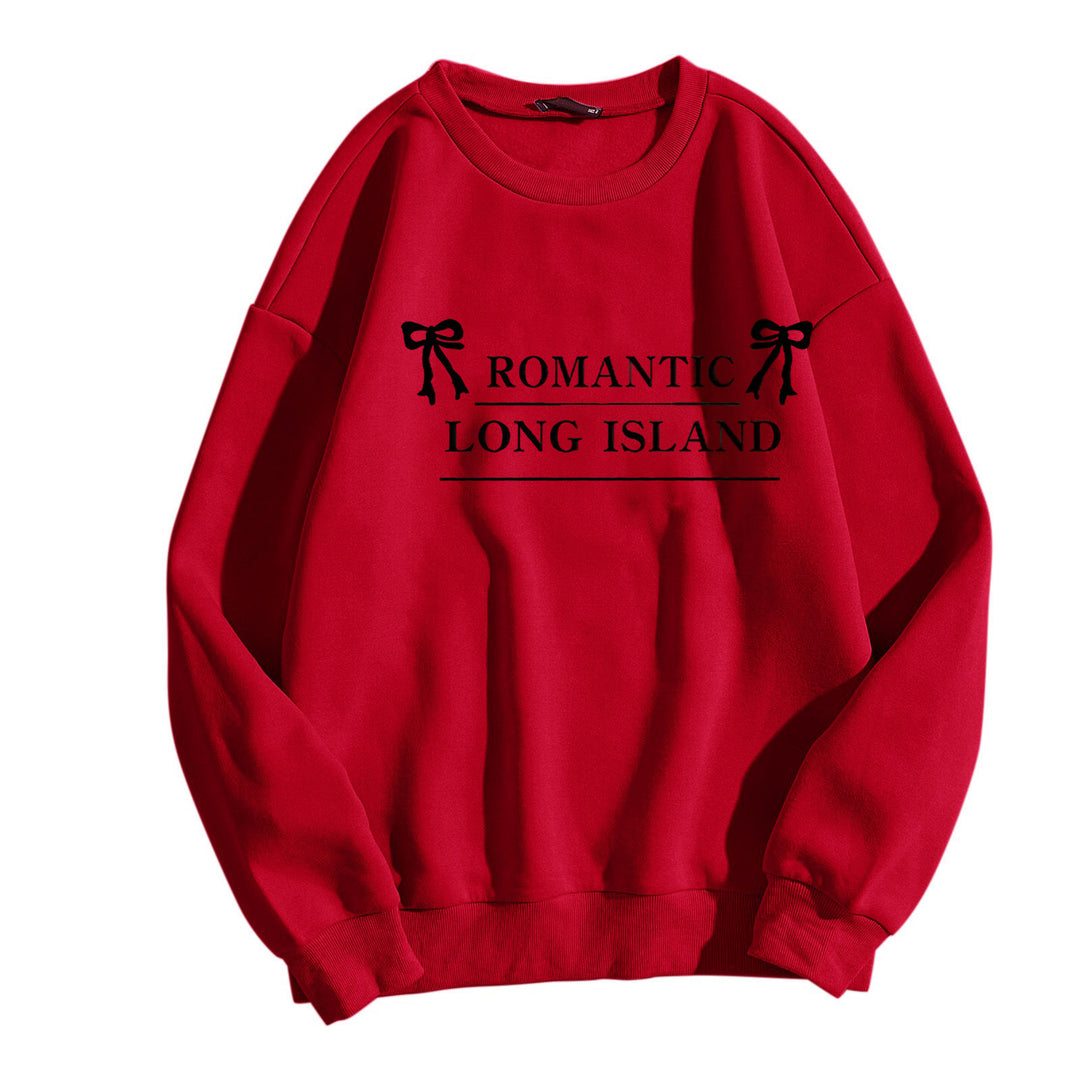 Women casual sweatshirt with romantic lettering Chic & Stil