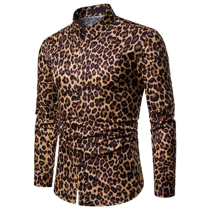 Shirt for men with a striking animal pattern Amarae