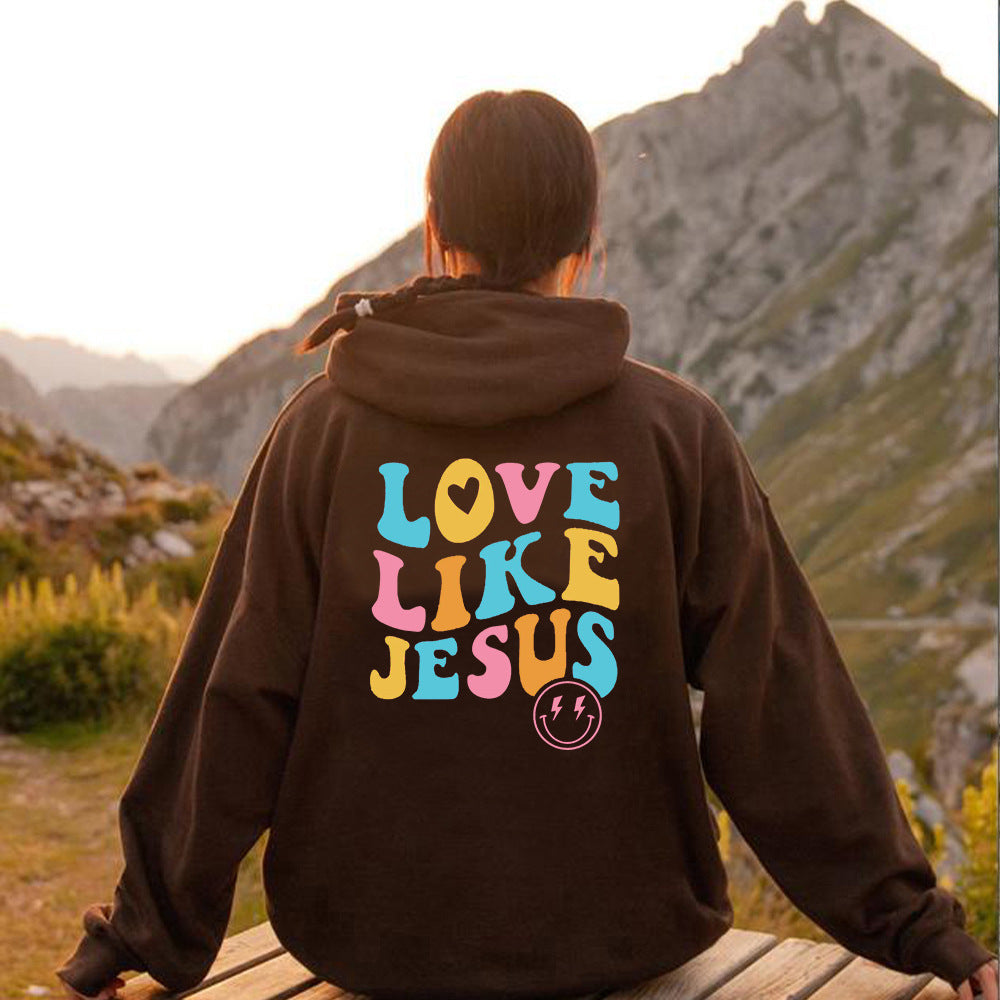 Women's Oversized Hoodie with Colorful Print Chic & Stil