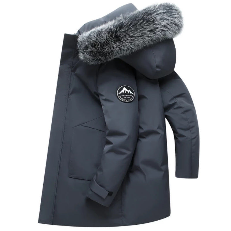 Men’s Water-Repellent Winter Parka with Removable Hood & Cozy Lining | Lune London