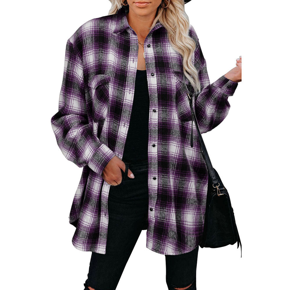 Checkered blouse for women Lune London