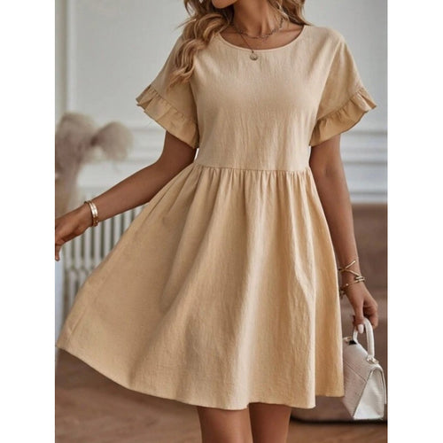 Summer dress for women with ruffled hem Amarae