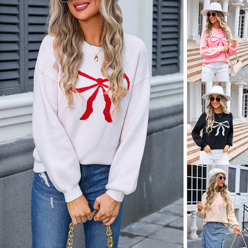 Sweatshirt Femme Surdimensionné avec Design de Nœud Moderne Chic & Stil