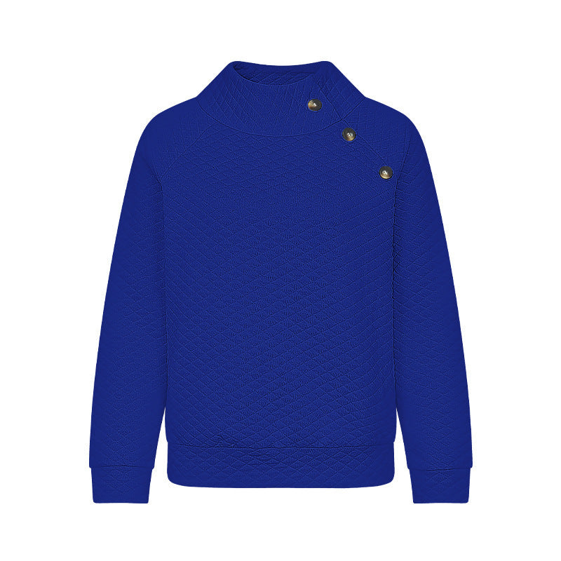Lune London | Women's quilted pullover in a modern cut with button details