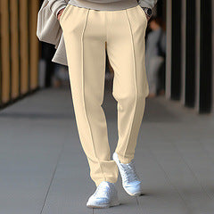 Women's casual jogging pants with elastic waistband and side pockets Lune London