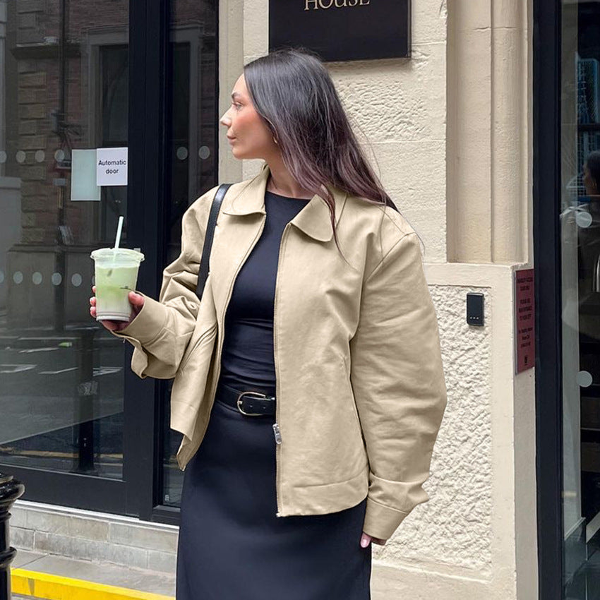 Casual oversized jacket for women with modern cut Lune London
