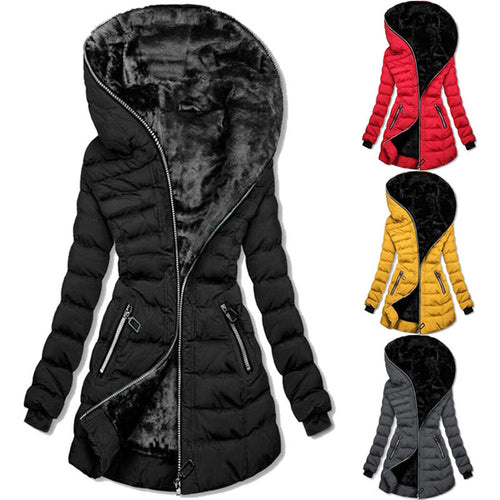 Quilted jacket for women with cozy lining and practical zipper Amarael