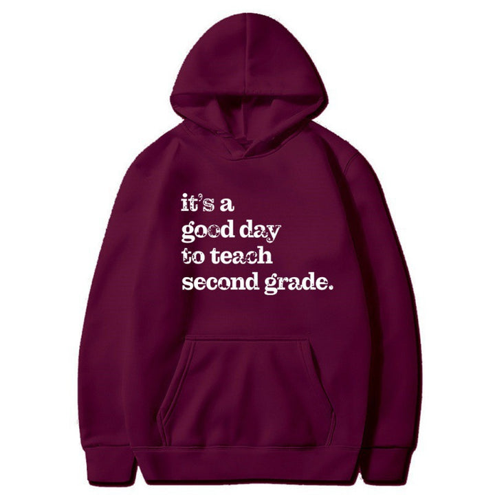 Women's hoodie with inspiring teacher quote and comfortable fit Lune London