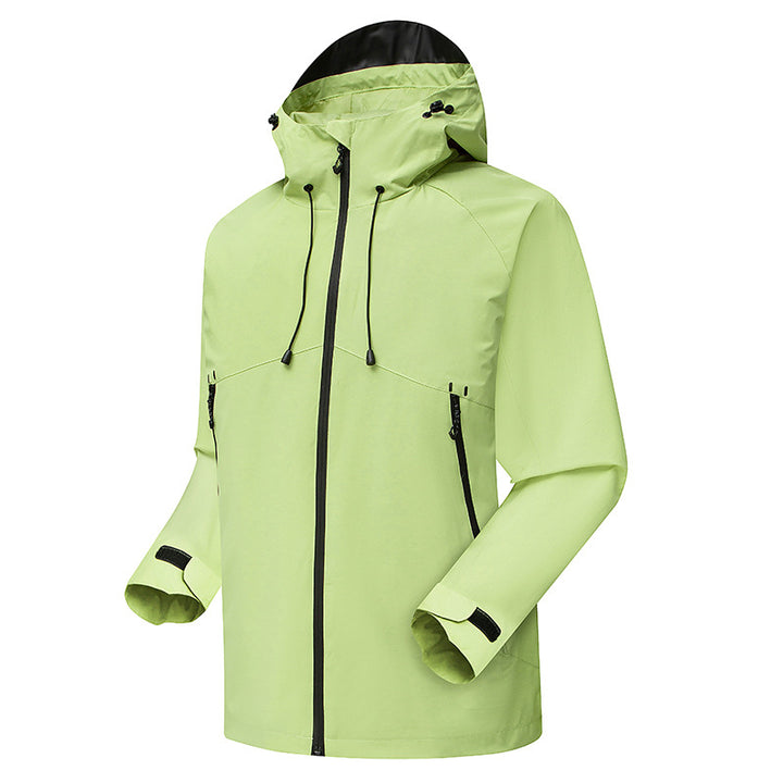 Men's Waterproof High-Visibility Shell Parka with Breathable Membrane, Adjustable Hood and Ventilation Amarae