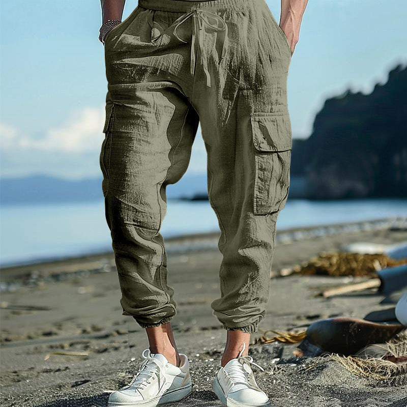 Men's cargo joggers with practical pockets Lune London