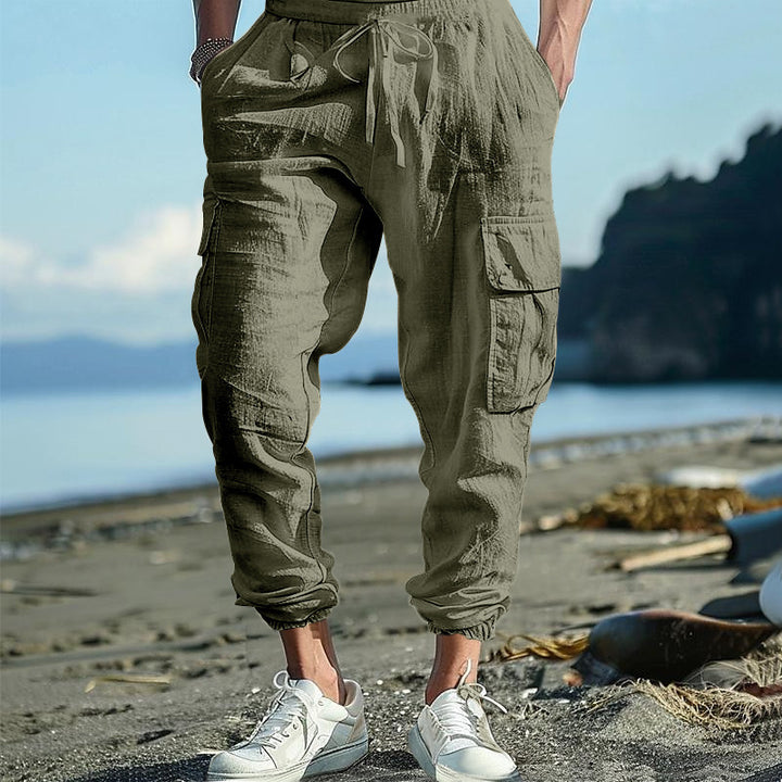 Men's cargo joggers with practical pockets Lune London