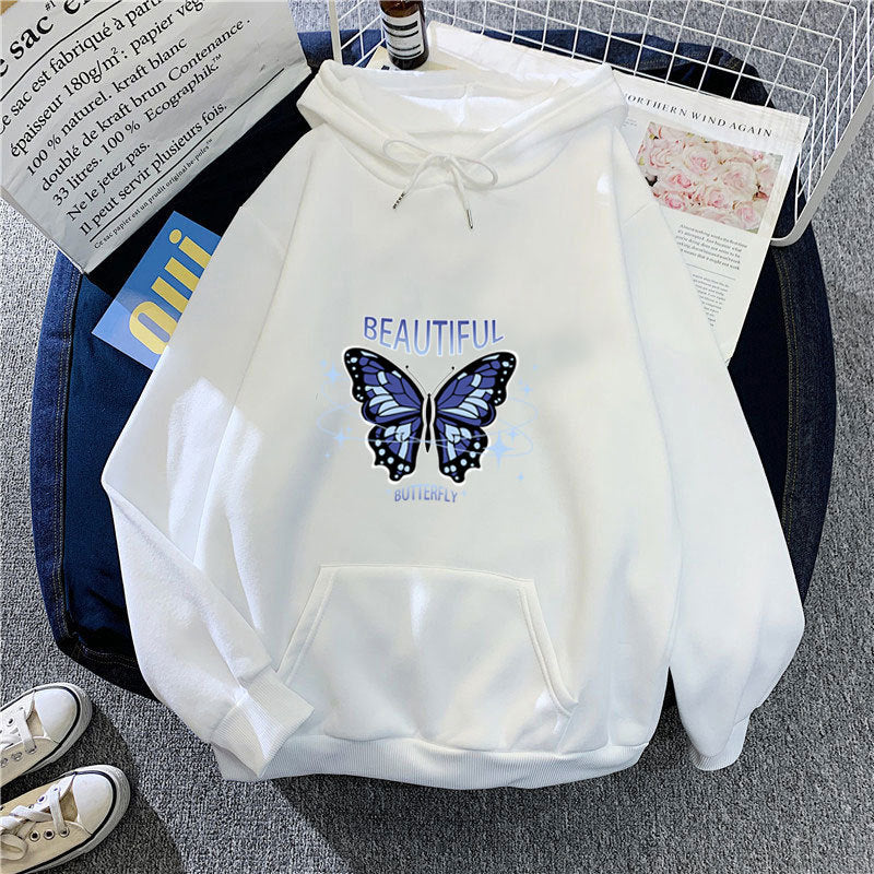 Women's hoodie with creative butterfly design Chic & Style