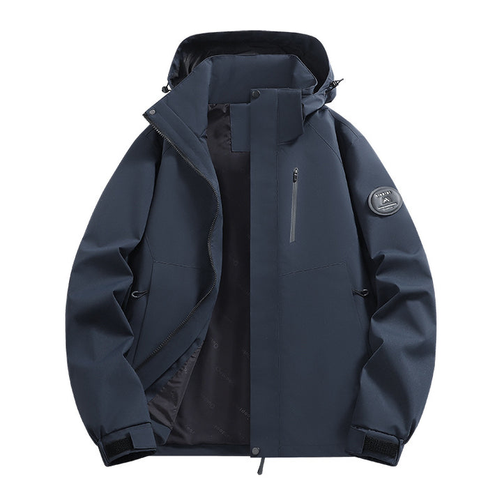 Men's Softshell Outdoor Parka with technical membrane, welded seams and waterproof zippers Amarae