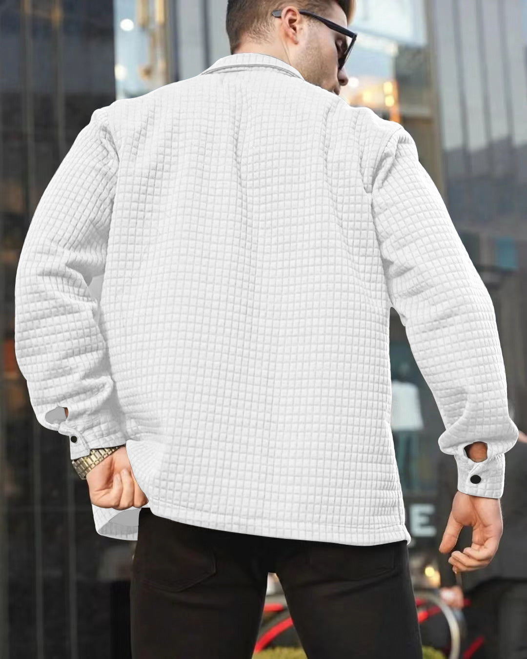 Structured overshirt jacket for men Lune London