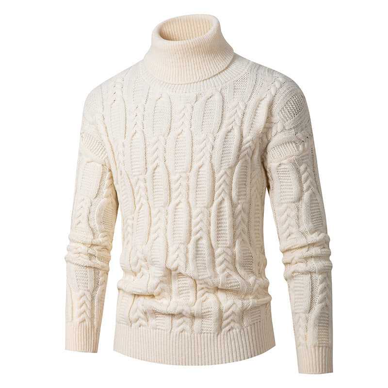 Lune London | Men's High-Quality Turtleneck Sweater with Pattern