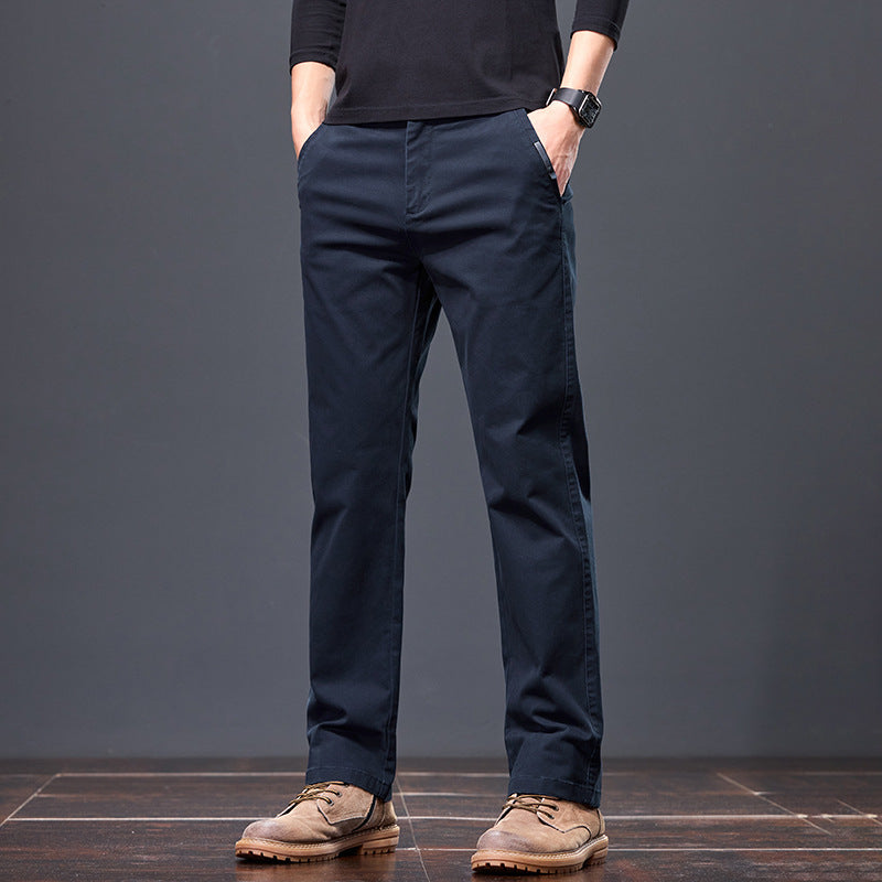 Comfortable chino pants for men with elastic waistband and practical pockets Lune London