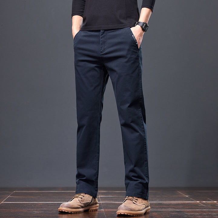 Comfortable chino pants for men with elastic waistband and practical pockets Lune London