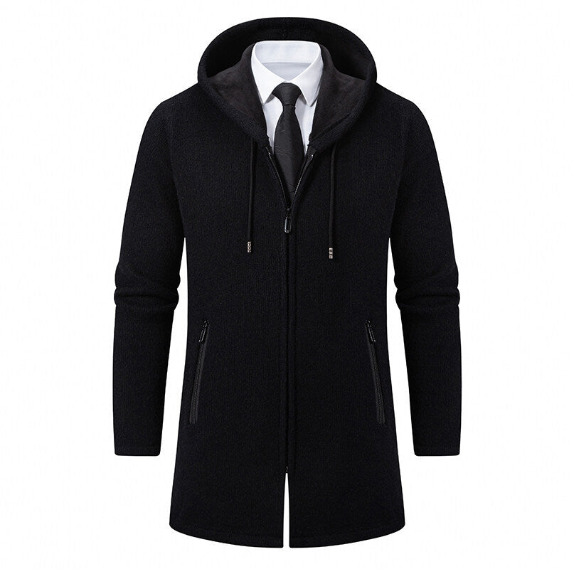 Men's urban jumpsuit in stylish hooded jacket with chic zipper Lune London
